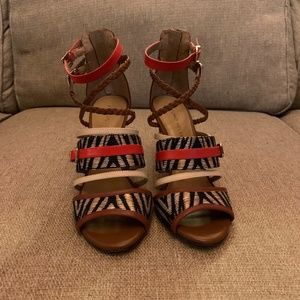Antonio Melani Zebra Print Heels
